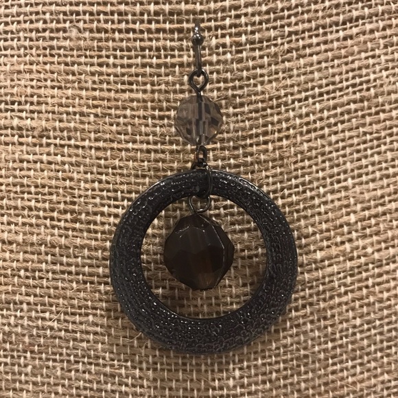 Premier Designs Hematite Plated Earrings - Picture 6 of 6